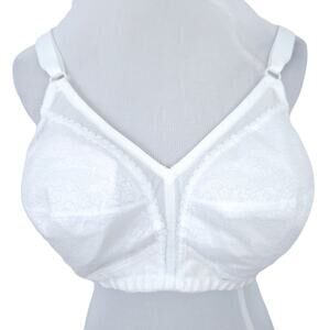 Underscore Wireless Wirefree Bra 44C White, Lace Details, Excellent Condition